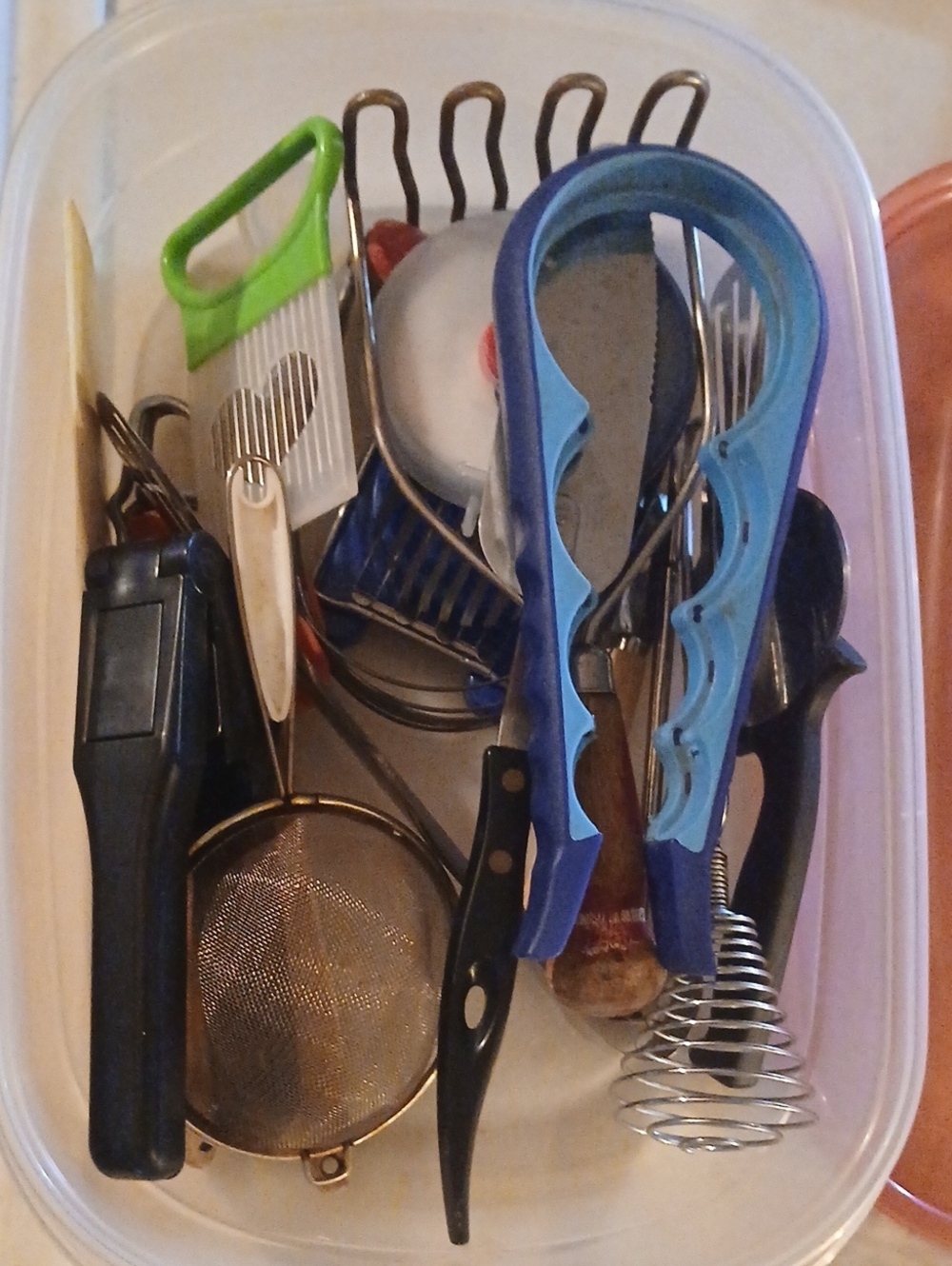 Blue Multi-Function Kitchen Jar Opener and Gadget Set